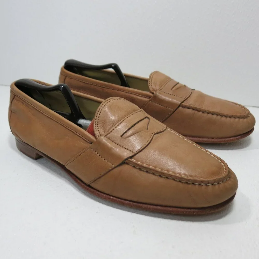 Cole Haan Oil Tanned Strap Leather Dress Fashion Loafers Footwear Men's 11.5 M
